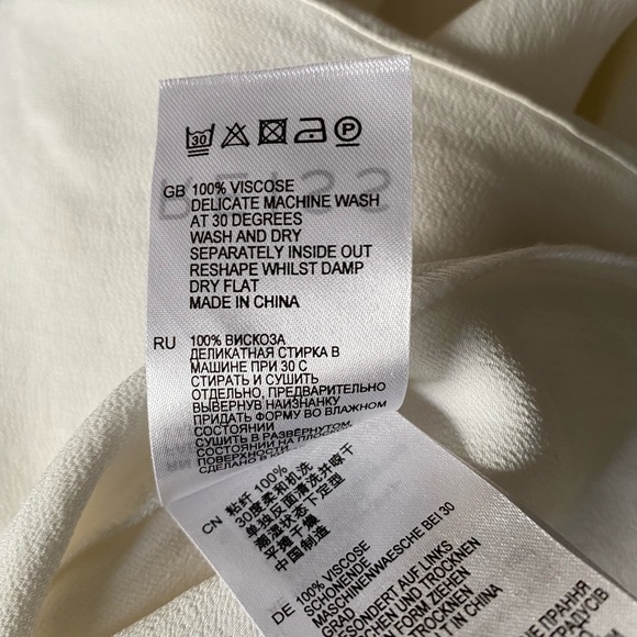 Reiss White Sleeveless Blouse Top - Picture 5 of 7